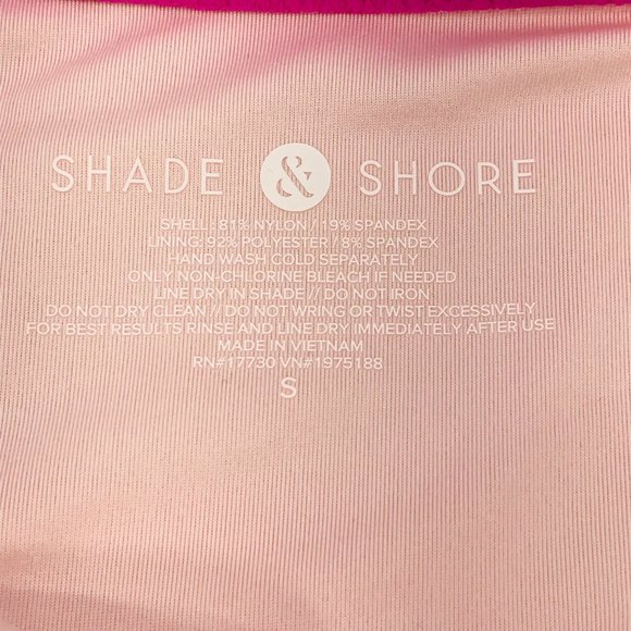 Shade And Shore Women's Size Small 4-6 High Leg Ribbed Bikini Swim Bottom New - Picture 5 of 8